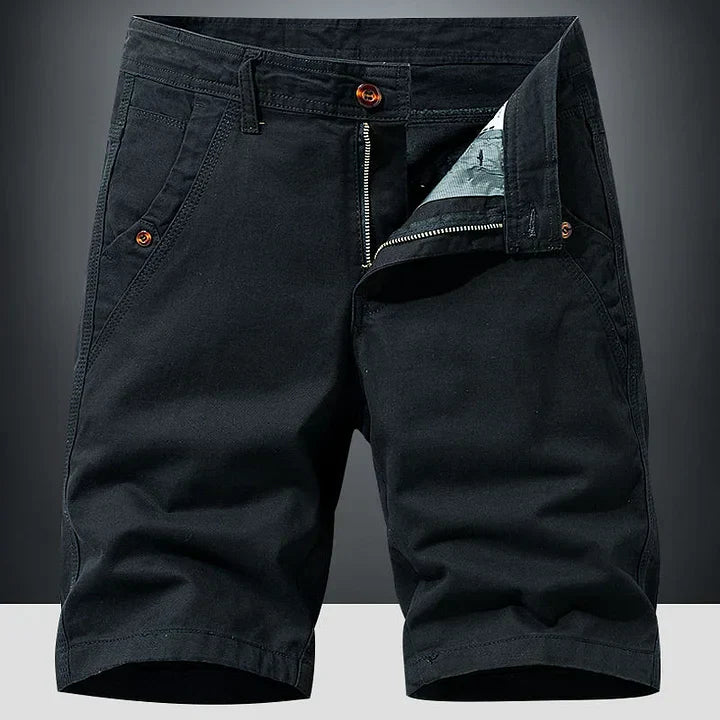 Lukas | Herren Klassische Casual Chino Shorts mit Reißverschluss