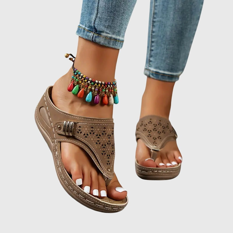 Carina – Women Slip On Flat Sandals - Image 6