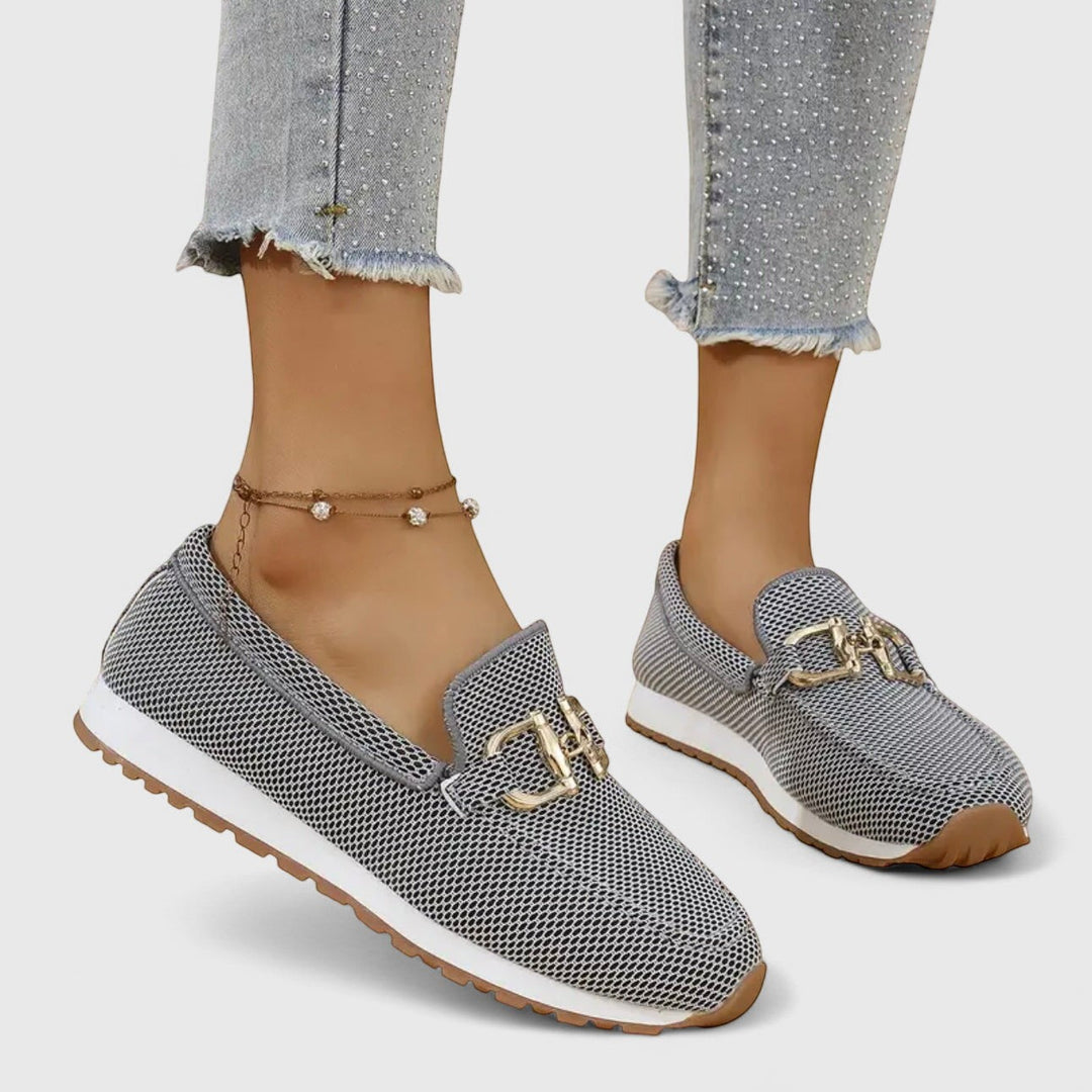 Loafers Damen aus Mesh mit Trense