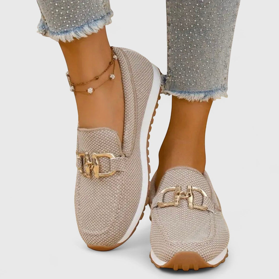 Loafers Damen aus Mesh mit Trense