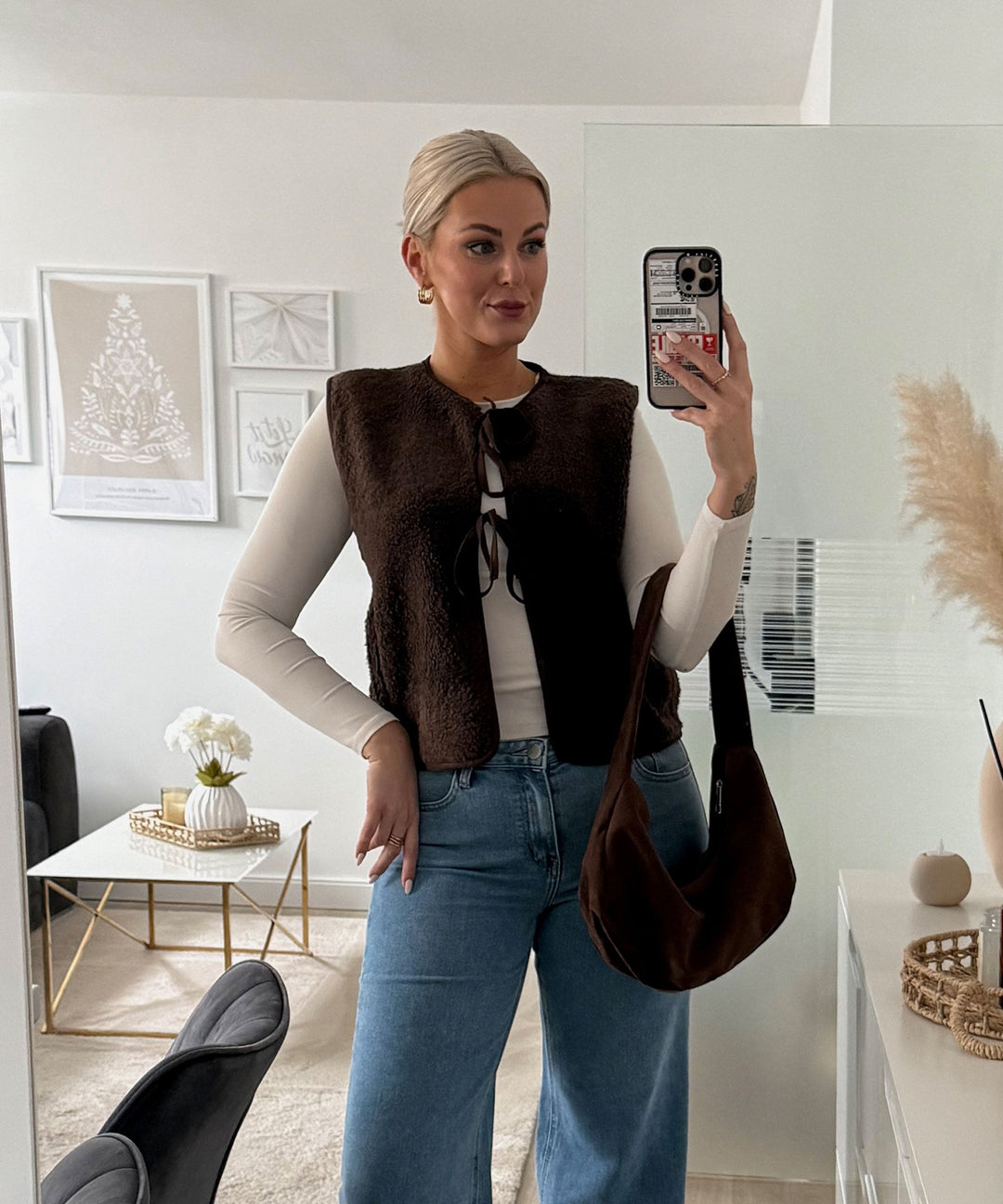 Teddyweste Falina Dunkelbraun Ladypolitan ♡