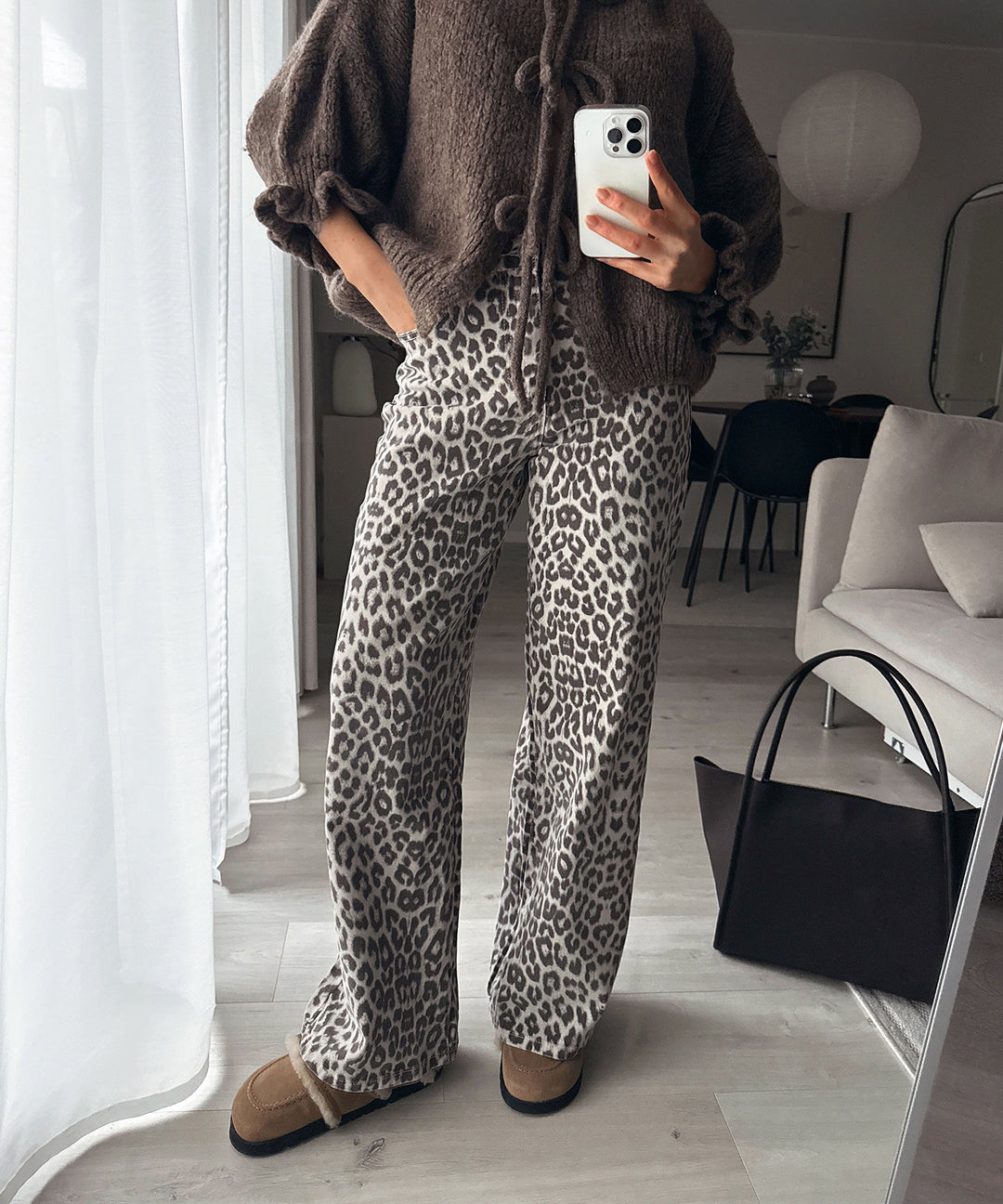 Stretch Wide Leg Jeans Feli Leo Ladypolitan ♡