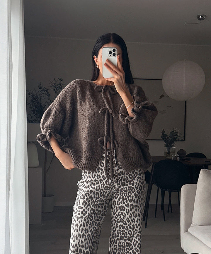 Stretch Wide Leg Jeans Feli Leo Ladypolitan ♡