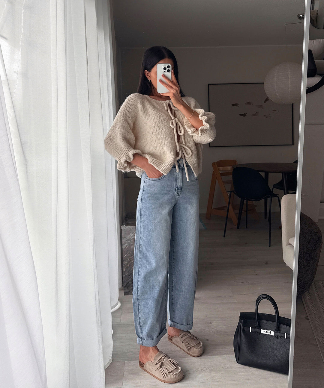 Stretch Balloon Jeans Maretta Blau