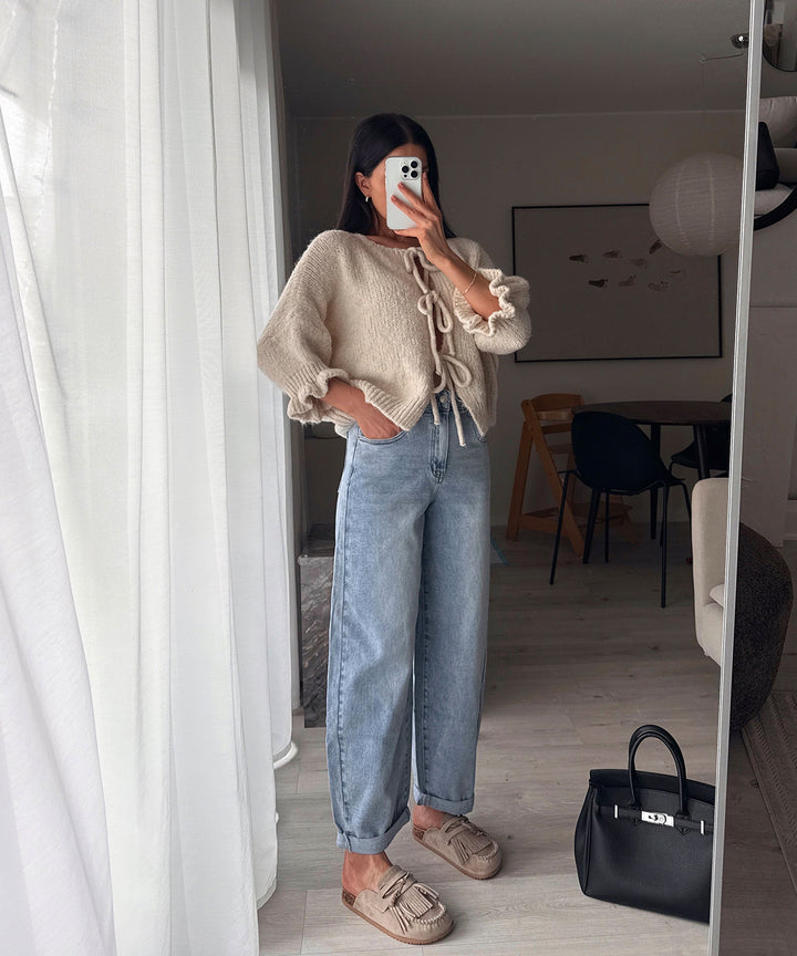 Stretch Balloon Jeans Maretta Blau