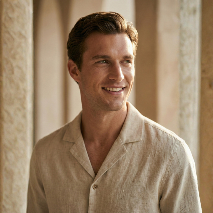 Christian –  Lightweight Linen Shirt & Pants Combo for Men  - Image 8