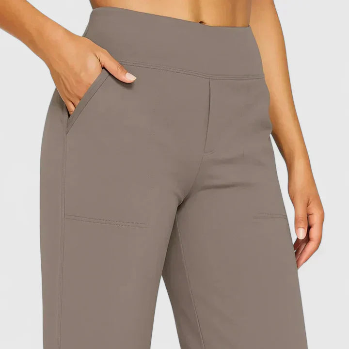 Damen Hose Weit mit Stretchbund