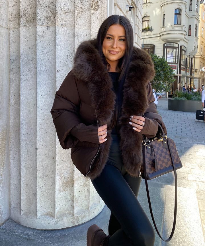 Jacke Fraya Braun