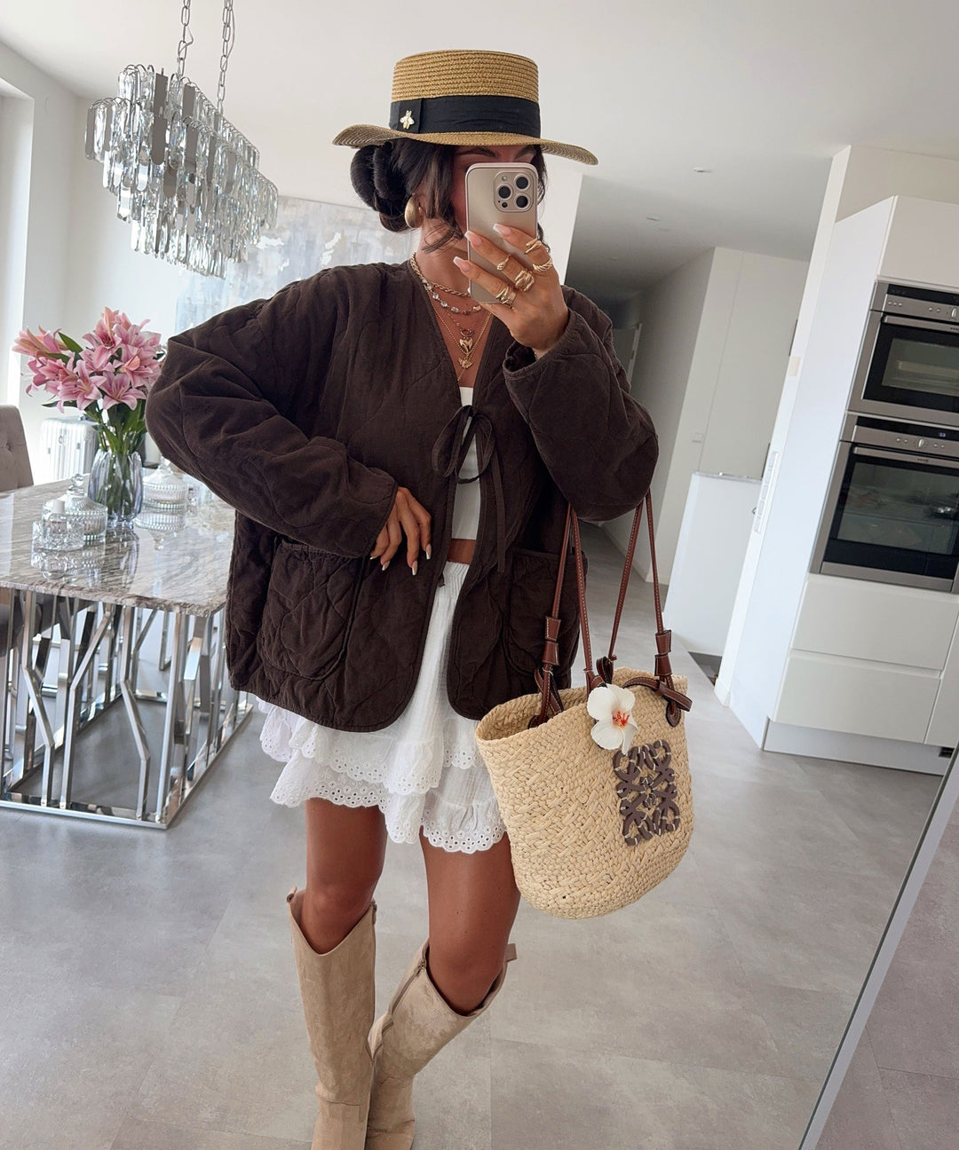 Jacke Gresa Braun