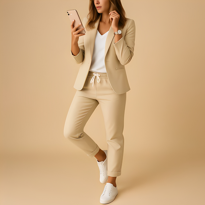 Aletha - Anzug Blazer und Hose nach Maß für Frauen