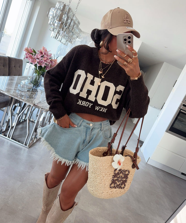 Pullover Soho Braun Ladypolitan ♡