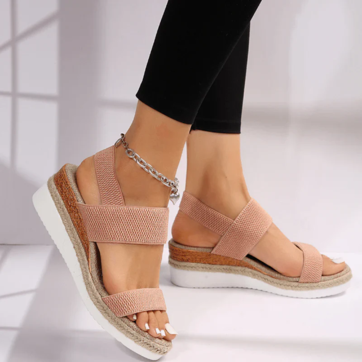 Gisela | Damen Plateau Sandalen