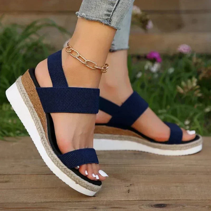 Gisela | Damen Plateau Sandalen