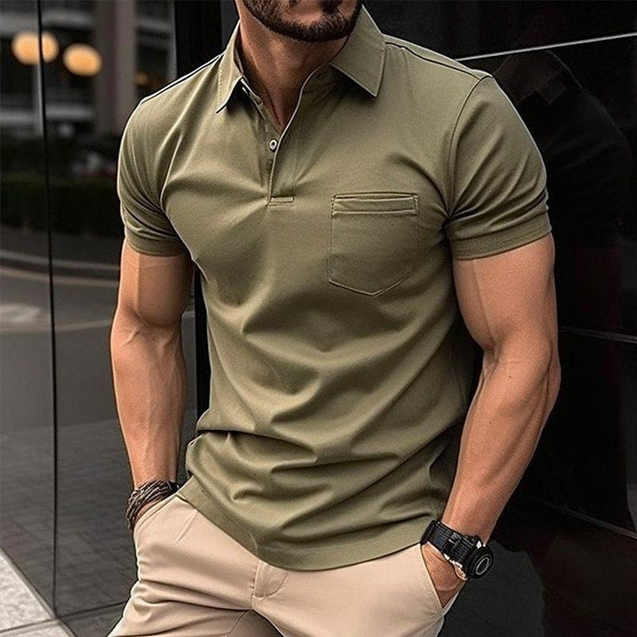 Richard | Herren Moderne Passform Taschen Polo-Shirt