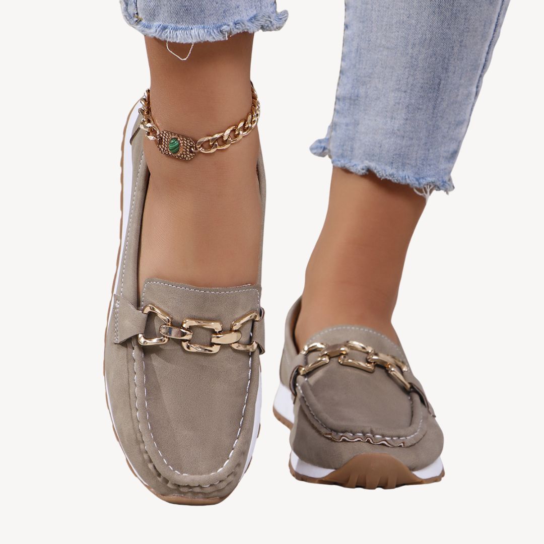 Damen Sommer Aufschlüpfen Loafer