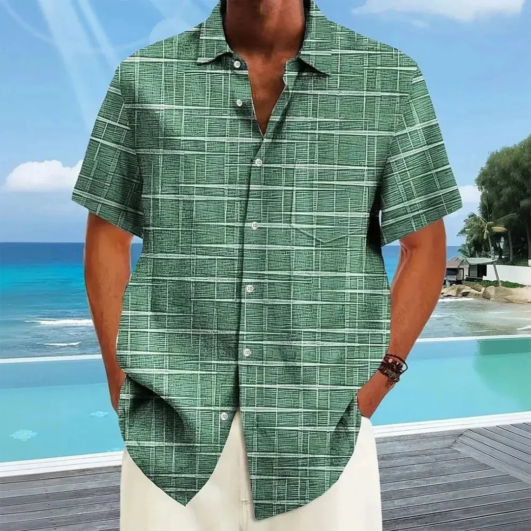 Günther | Herren Hemd Muster Sommer Design