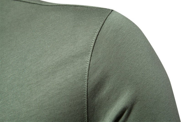 Walter | Herren Minimaler Knopf Klassisches Polo-Shirt