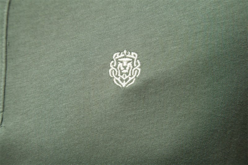 Walter | Herren Minimaler Knopf Klassisches Polo-Shirt