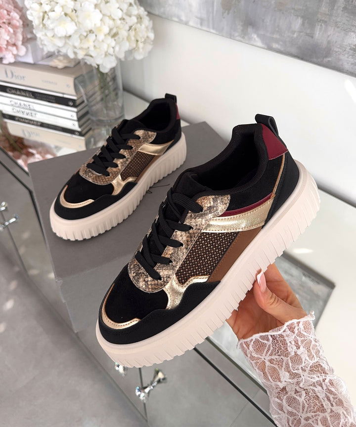 Sneaker Daria Schwarz Ladypolitan ♡