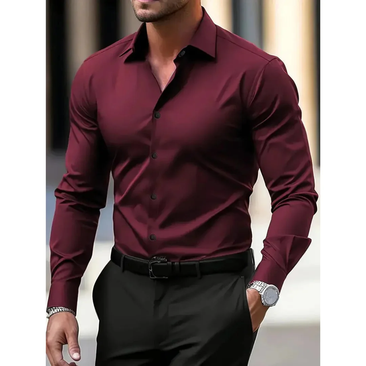 Heinrich | Herren Hemd Langarm Moderner Stil