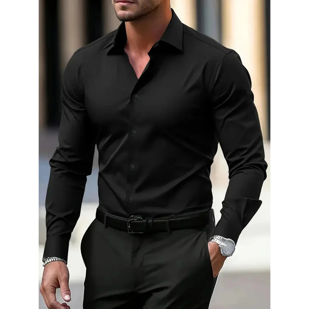 Heinrich | Herren Hemd Langarm Moderner Stil