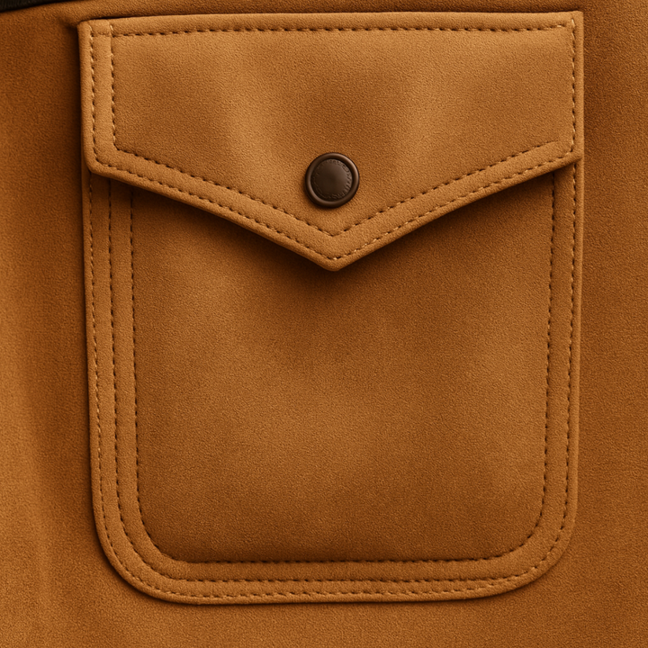Herren Ärmellose Utility Weste mit Innenfutter und Aufgesetzten Taschen-Men vest-Alpenkind