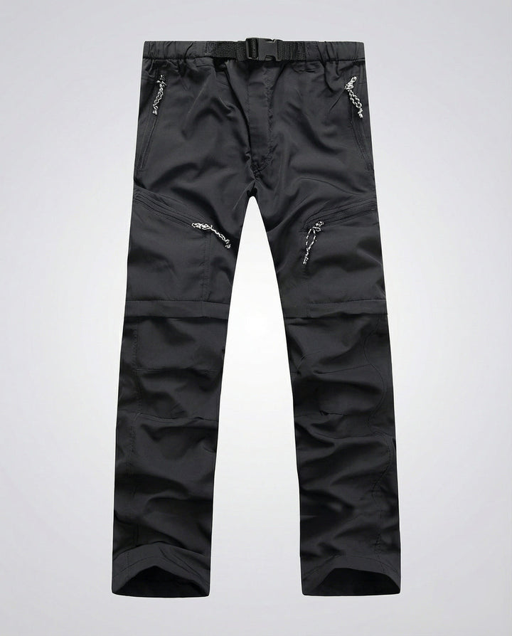 Herren Cargohose mit Reißverschlusstaschen und verstellbarem Bund-Men Pants-Alpenkind
