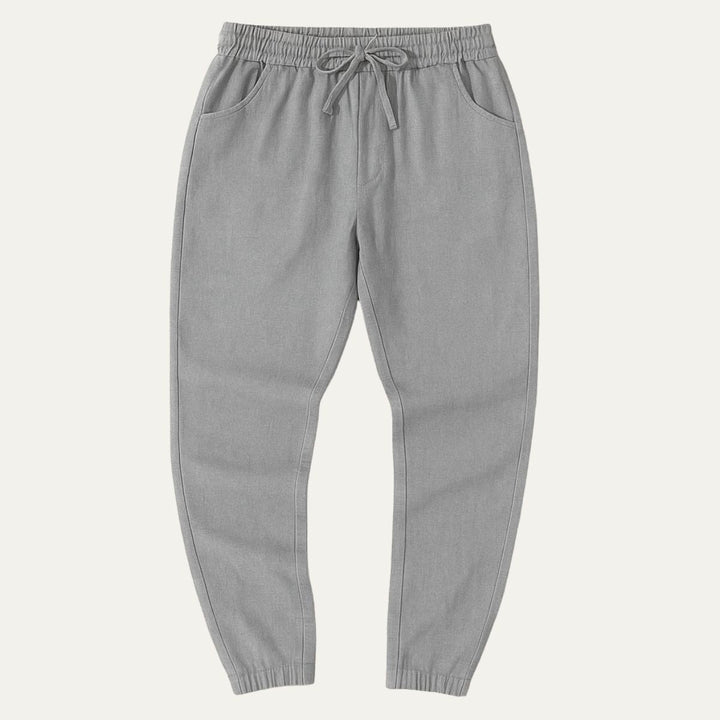 Herren Hose mit elastischem Bund und Kordelzug-Men Pants-Alpenkind