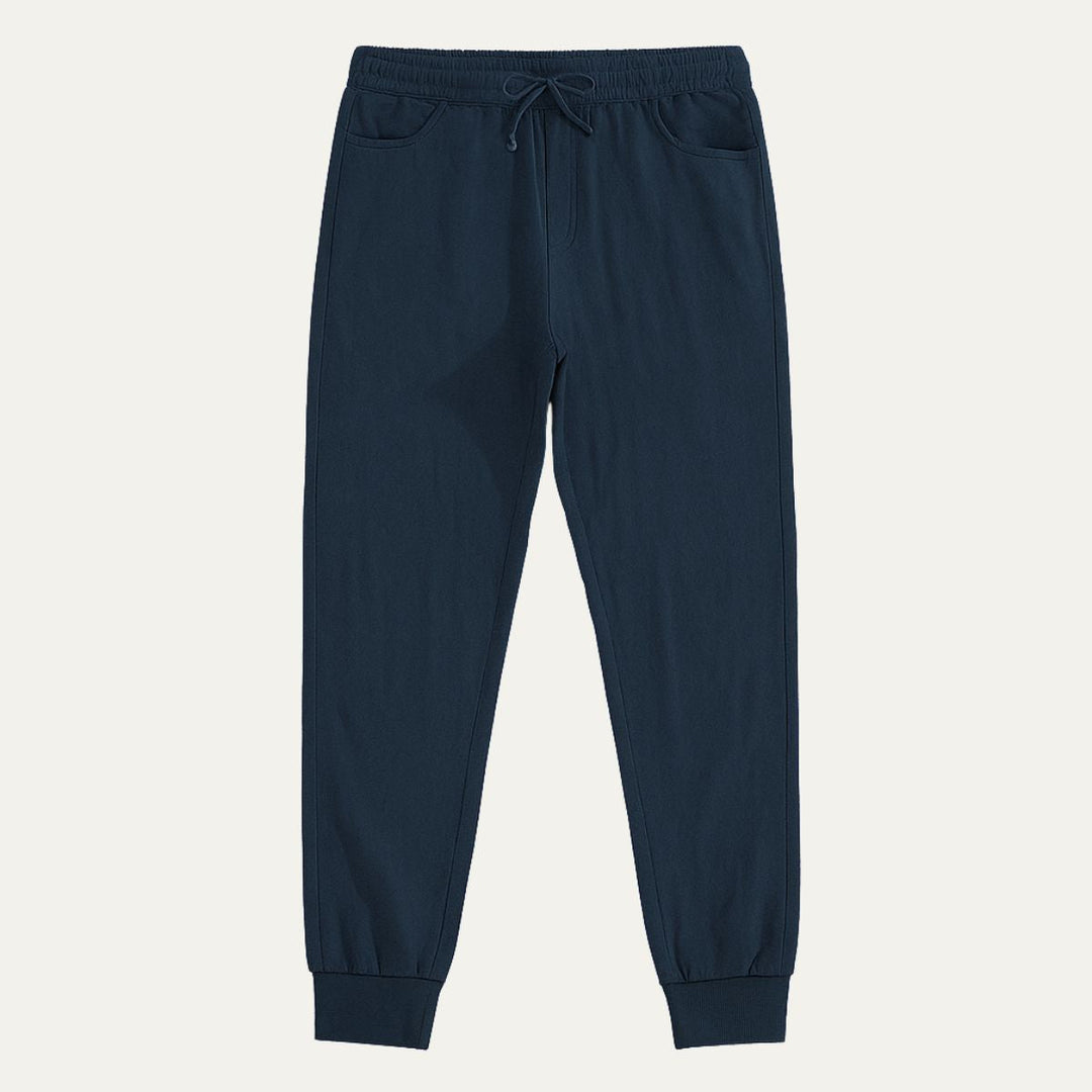 Herren Hose mit elastischem Bund und Kordelzug-Men Pants-Alpenkind