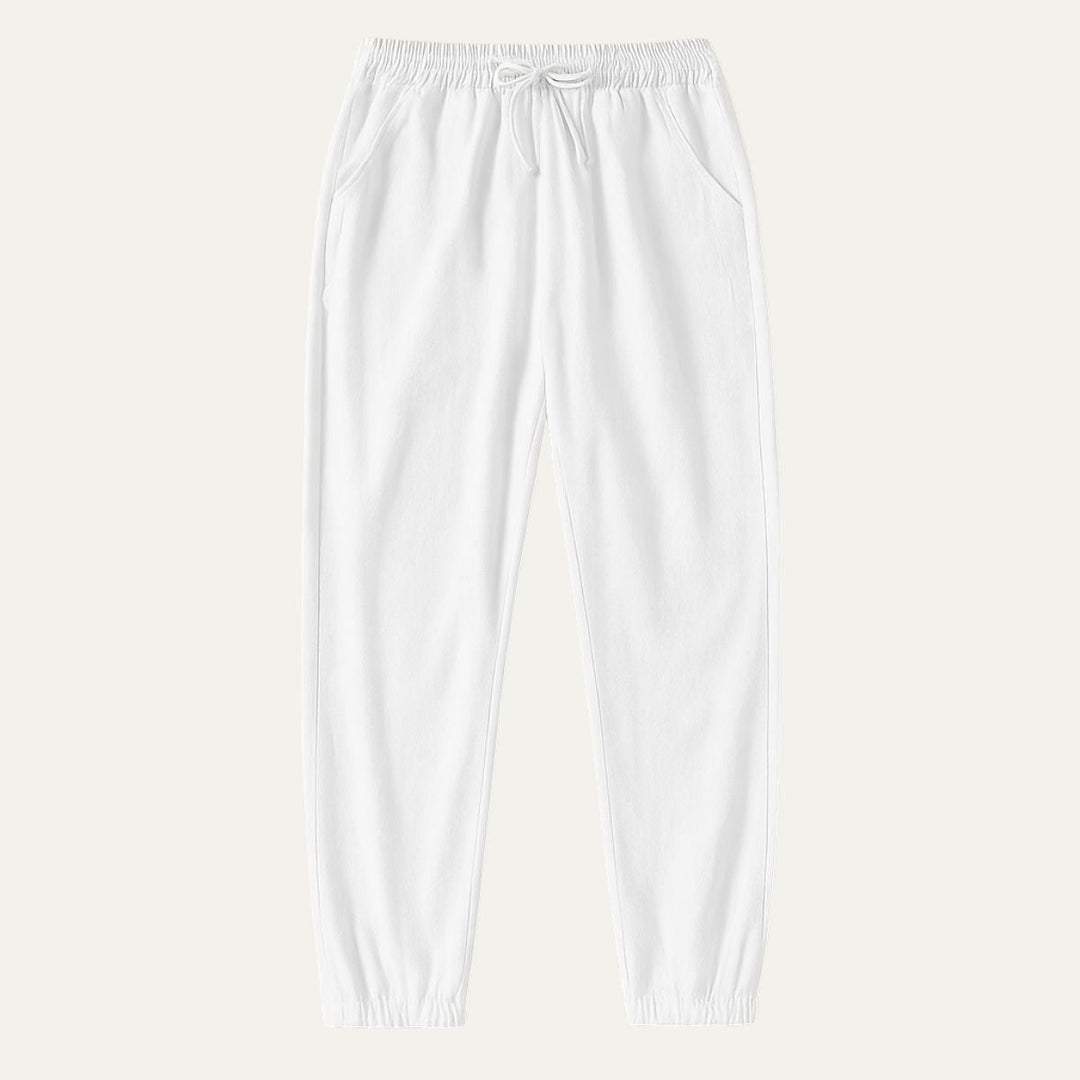 Herren Hose mit elastischem Bund und Kordelzug-Men Pants-Alpenkind