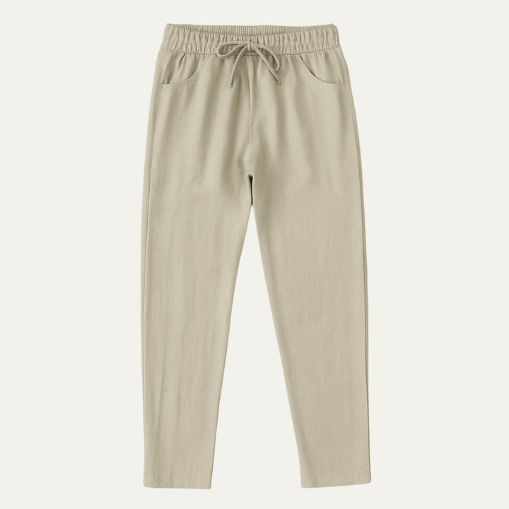 Herren Hose mit elastischem Bund und Kordelzug-Men Pants-Alpenkind