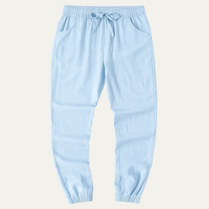 Herren Hose mit elastischem Bund und Kordelzug-Men Pants-Alpenkind