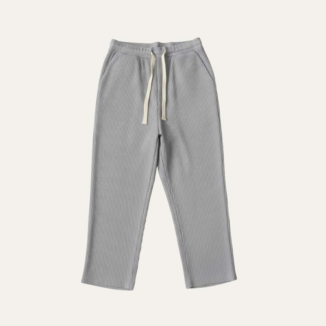 Herren Hose mit elastischem Bund und Kordelzug sowie geradem Bein-Men Pants-Alpenkind