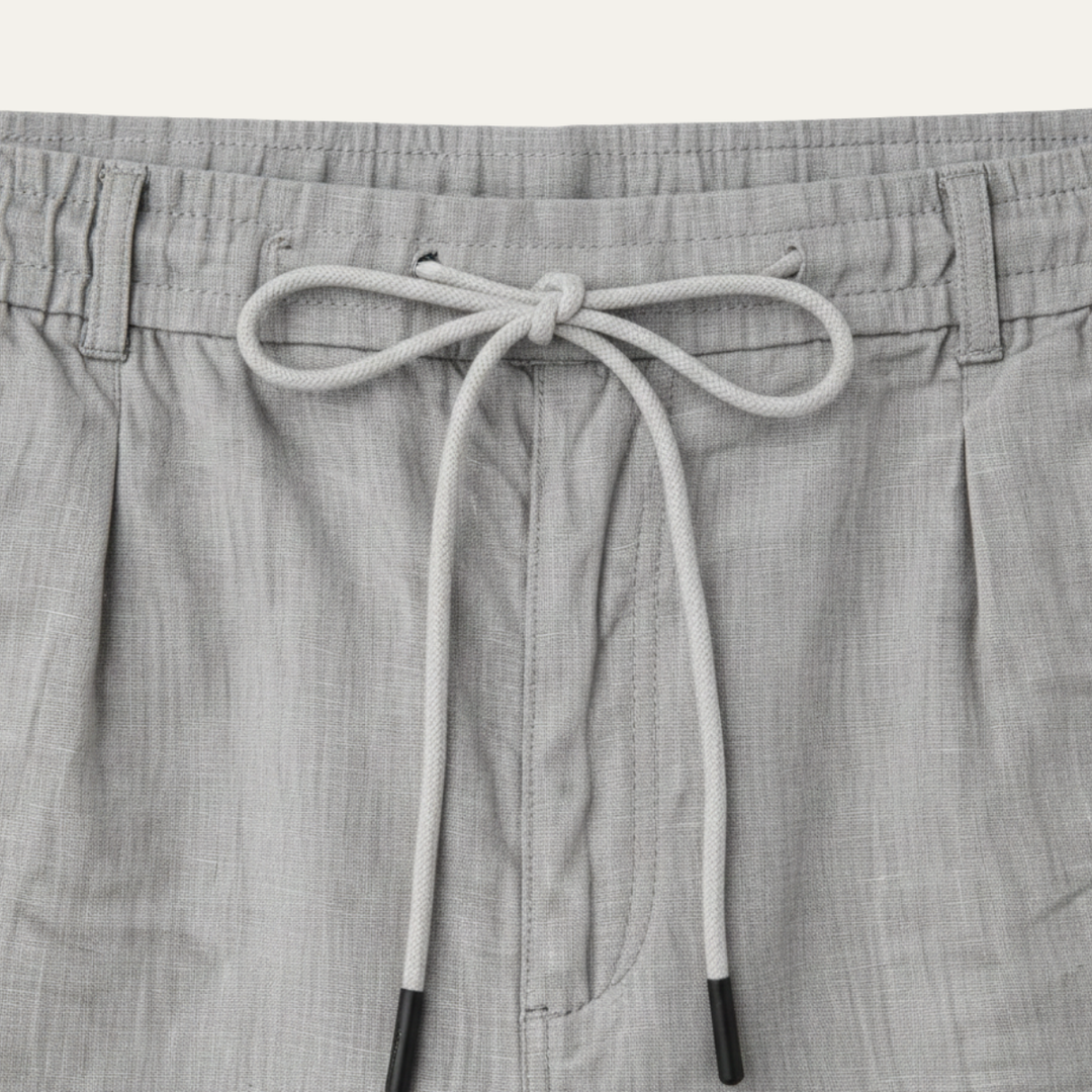Herren Hose mit geradem Bein und Kordelzugbund-Men Pants-Alpenkind