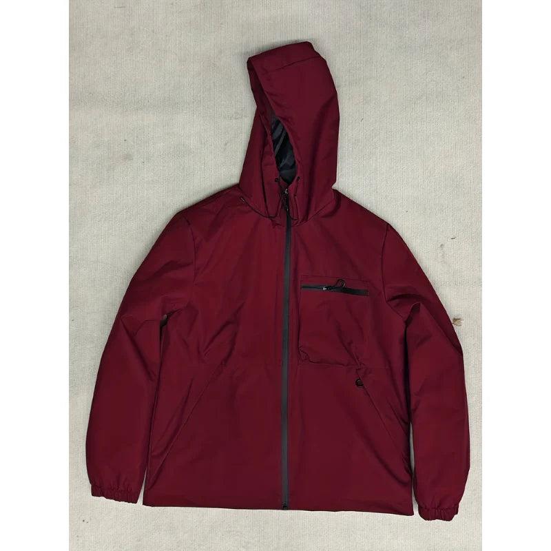 Herren Jacke mit Kapuze und Reißverschluss-Men Outerwear-Alpenkind