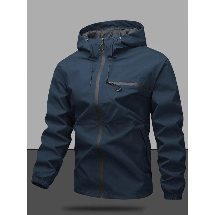 Herren Jacke mit Kapuze und Reißverschluss-Men Outerwear-Alpenkind