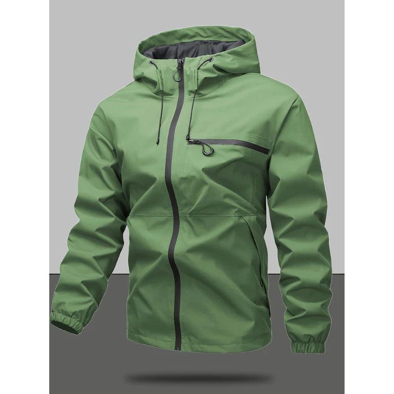 Herren Jacke mit Kapuze und Reißverschluss-Men Outerwear-Alpenkind