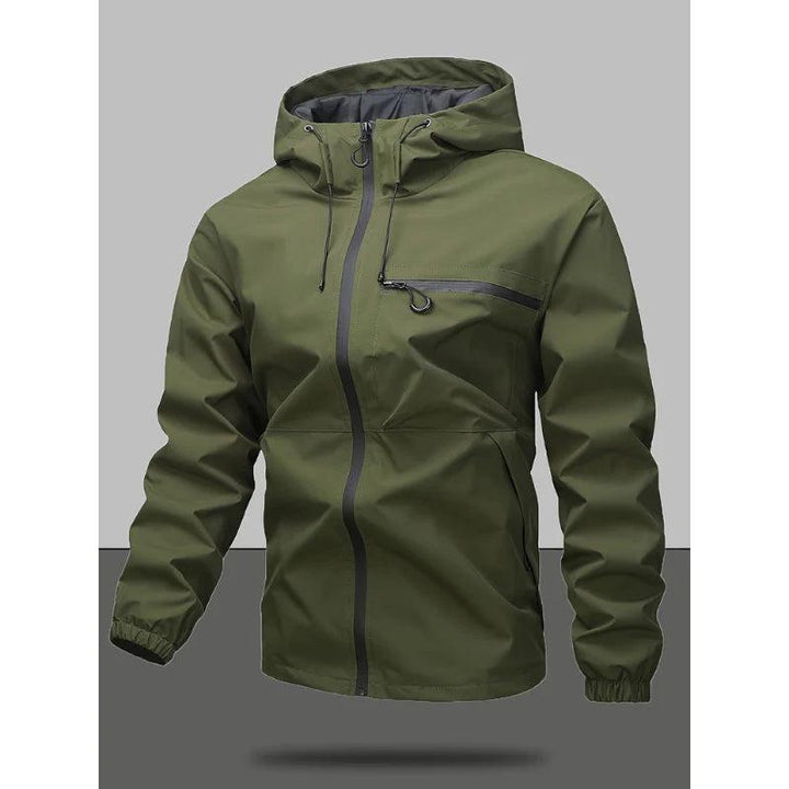 Herren Jacke mit Kapuze und Reißverschluss-Men Outerwear-Alpenkind
