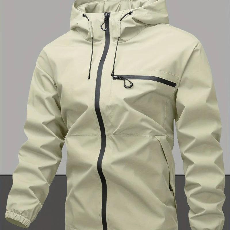 Herren Jacke mit Kapuze und Reißverschluss-Men Outerwear-Alpenkind