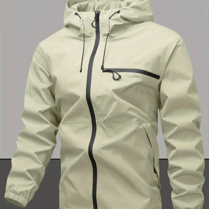 Herren Jacke mit Kapuze und Reißverschluss-Men Outerwear-Alpenkind