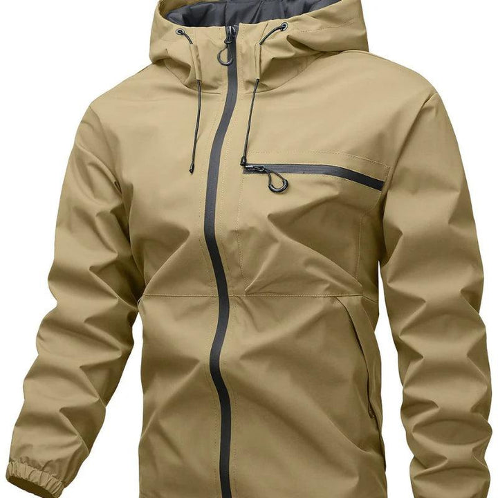 Herren Jacke mit Kapuze und Reißverschluss-Men Outerwear-Alpenkind