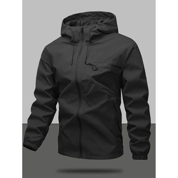 Herren Jacke mit Kapuze und Reißverschluss-Men Outerwear-Alpenkind
