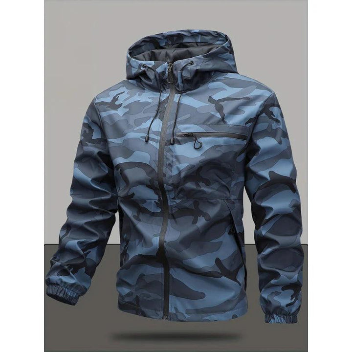Herren Jacke mit Kapuze und Reißverschluss-Men Outerwear-Alpenkind