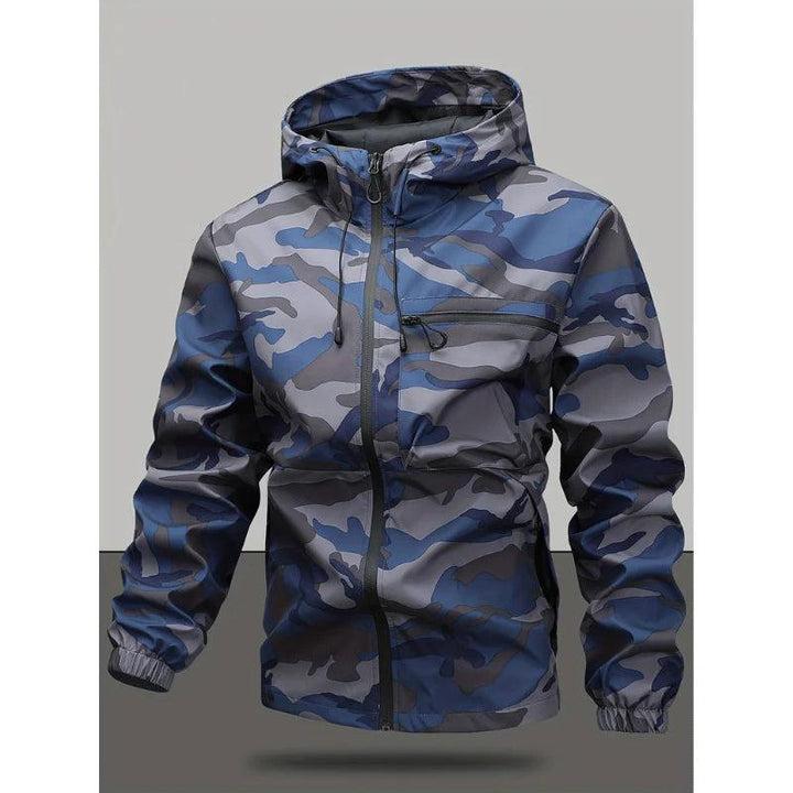 Herren Jacke mit Kapuze und Reißverschluss-Men Outerwear-Alpenkind