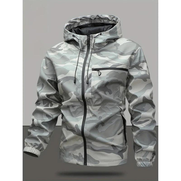Herren Jacke mit Kapuze und Reißverschluss-Men Outerwear-Alpenkind