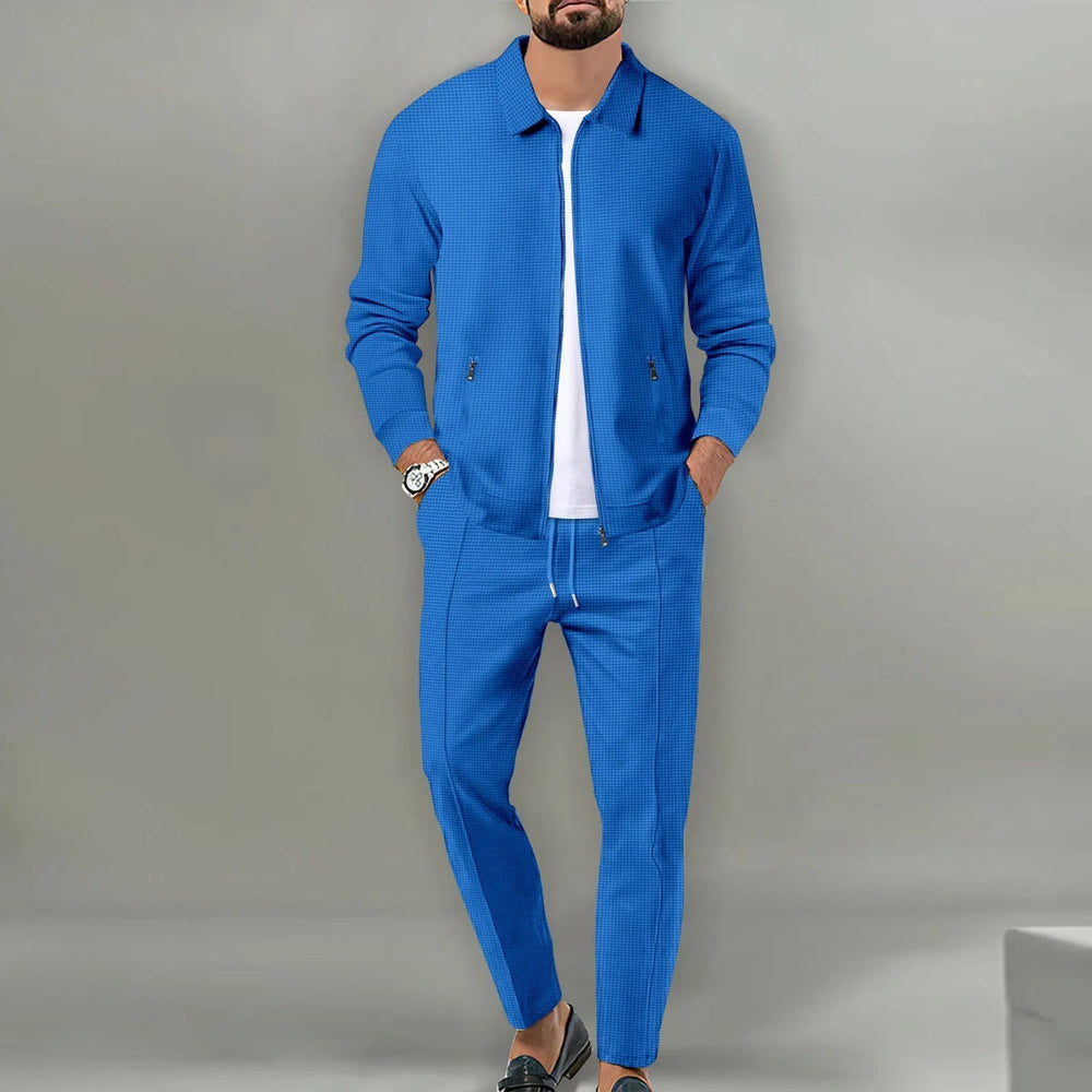 Herren Jacke mit Reißverschluss und Hose Set-Men Sets-Alpenkind