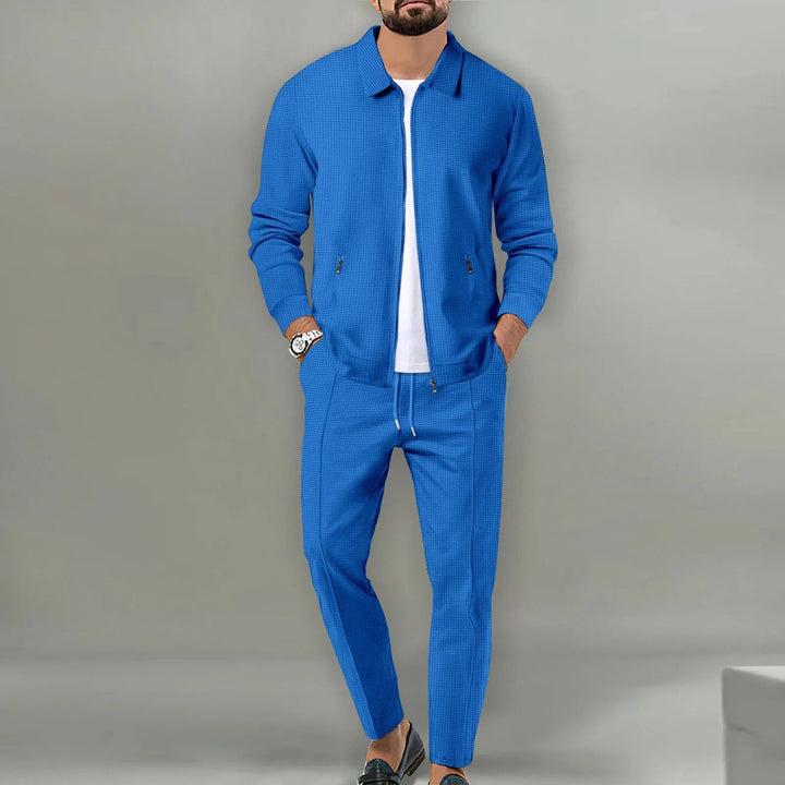Herren Jacke mit Reißverschluss und Hose Set-Men Sets-Alpenkind