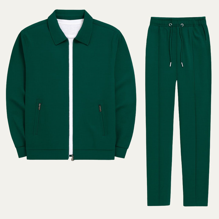 Herren Jacke mit Reißverschluss und Hose Set-Men Sets-Alpenkind