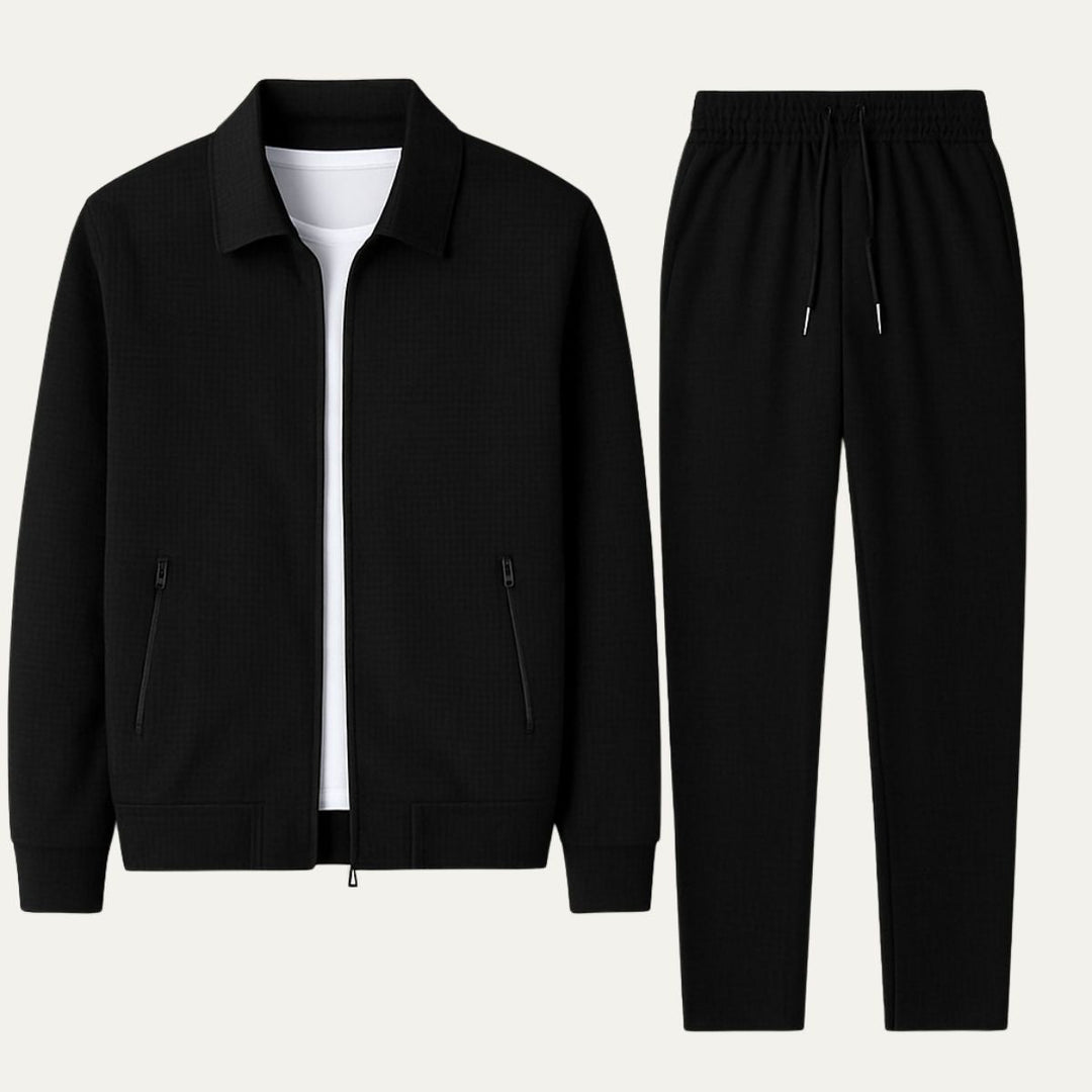 Herren Jacke mit Reißverschluss und Hose Set-Men Sets-Alpenkind