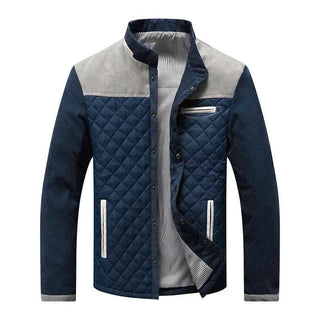 Herren Jacke mit Stehkragen und Druckknopfverschluss-Men Jackets-Alpenkind